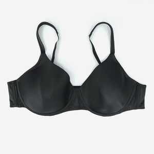 Leading Lady Bra Womens Size 54A Black T-Shirt Molded Underwire Style 5028